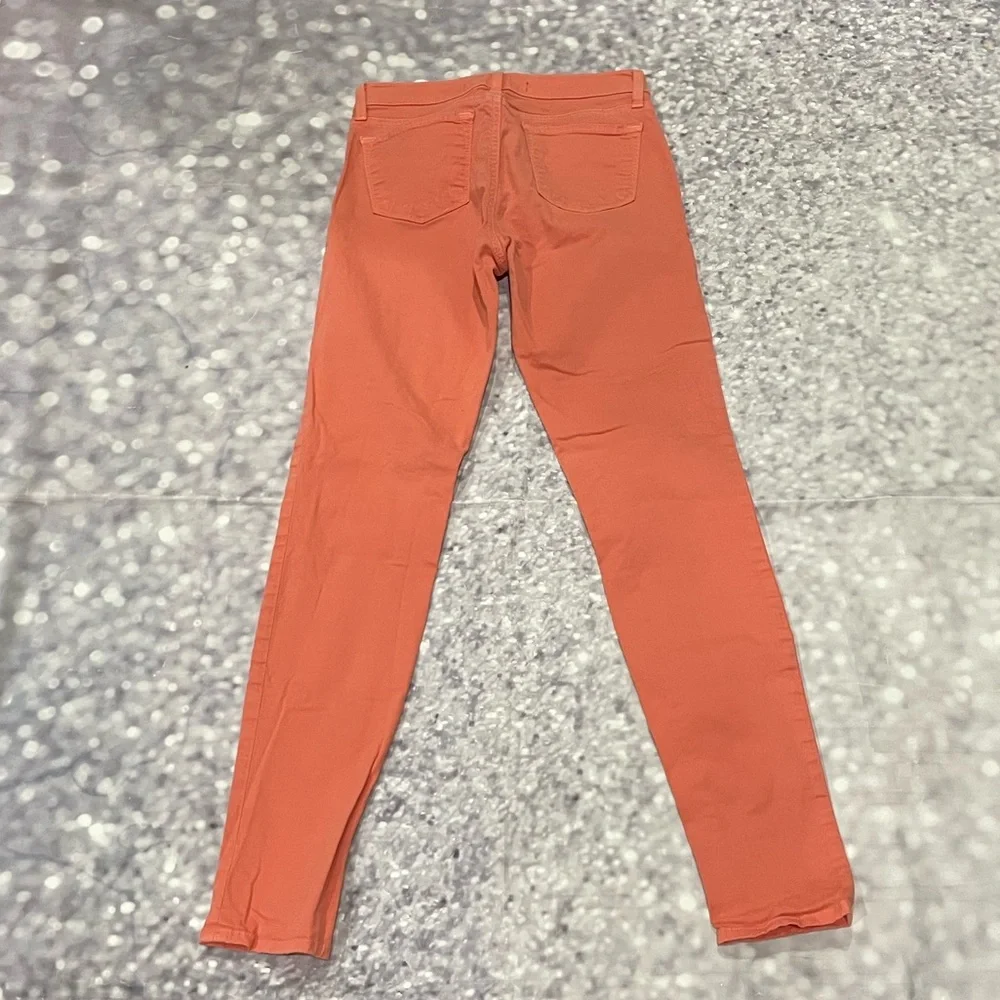 J Brand Skinny Leg Orange Jeans 27 - Picture 5 of 6